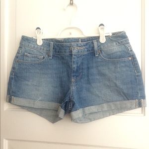 Denim shorts